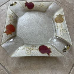 Glass Handmade Platter 