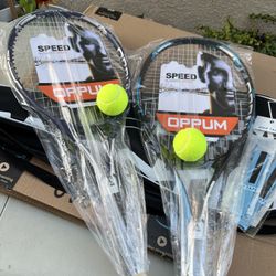 NEW  Tennis Rackets for Adults 27 Inch Tennis Racquets Set Included Tennis 2 balls With a carrying bag 