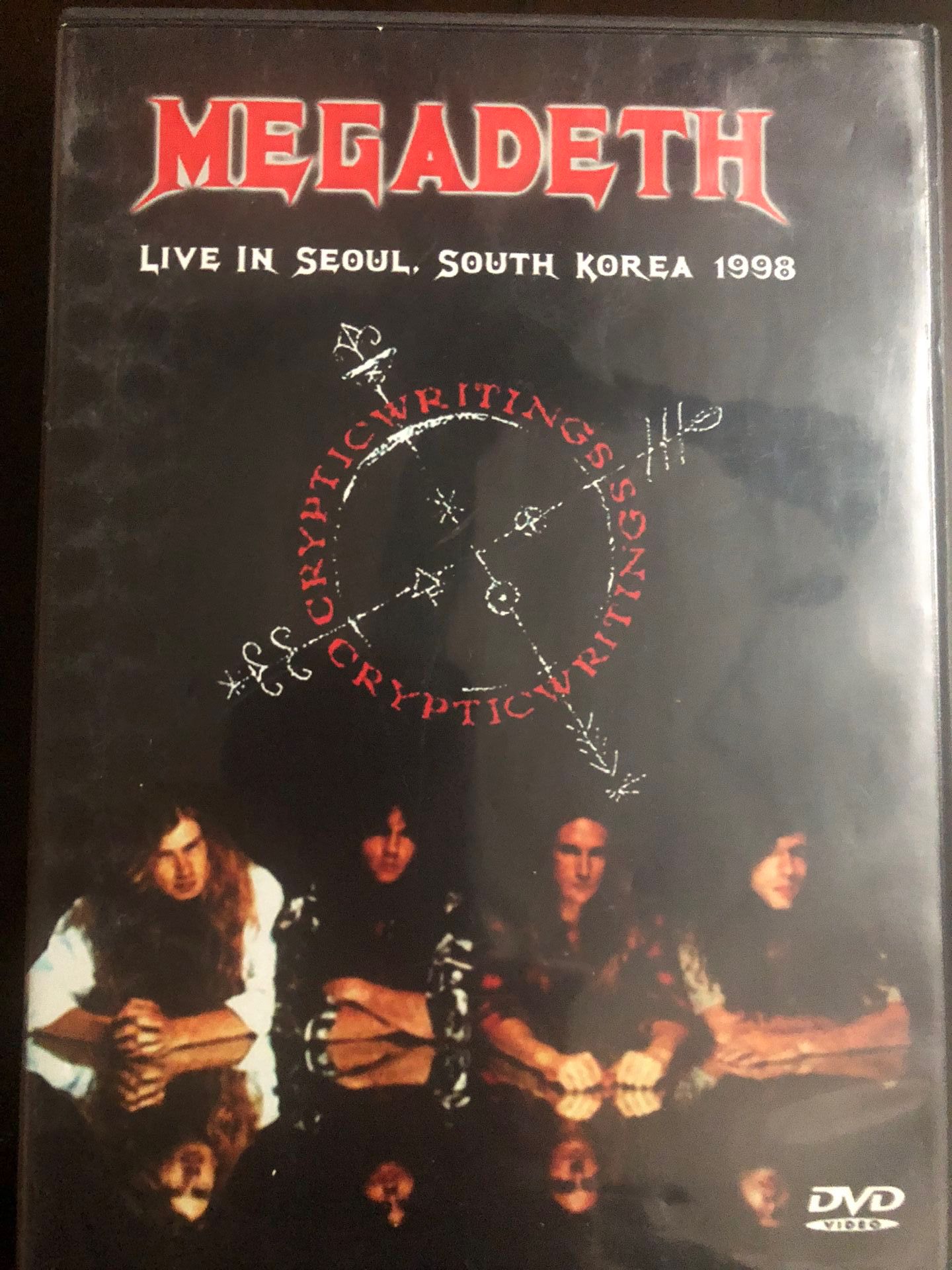 Megadeth Live In Seoul Korea 1998 Bootleg Concert DVD