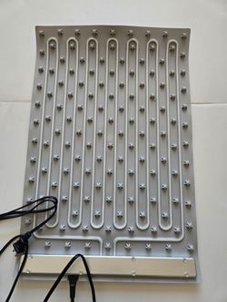 Silicone electric warming mat