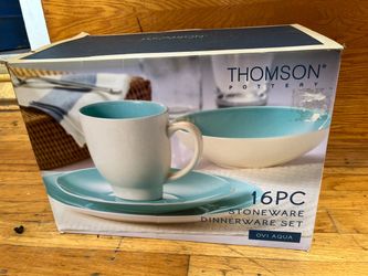 NEW Thomson Pottery 16-Piece Stoneware Dinnerware Set
