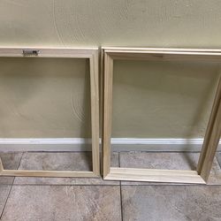 3pcs 16 X 20 solid wood floating wall frame