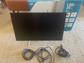 AOC 24" IPS LED Monitor – Excellent Condition
