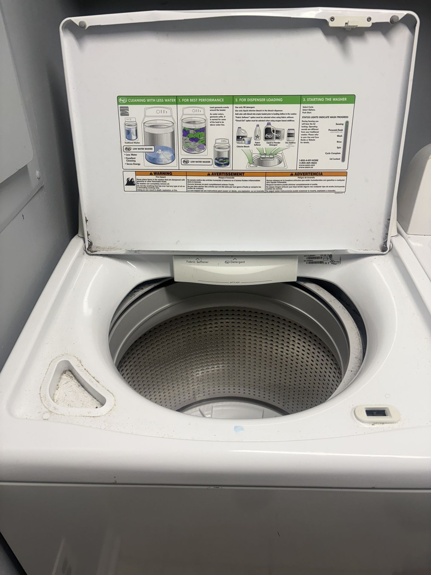 Washer and Dryer (must Pick Up) Moving