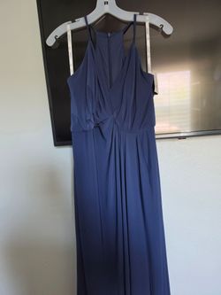 New bridesmaid dress with tags altered to height