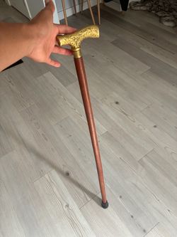 3 ft long wooden walking cane stick