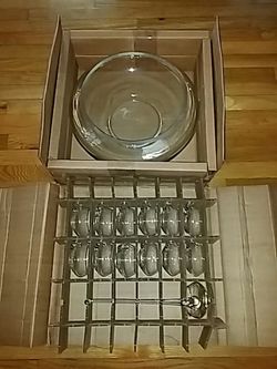 Vintage Punch Bowl Set