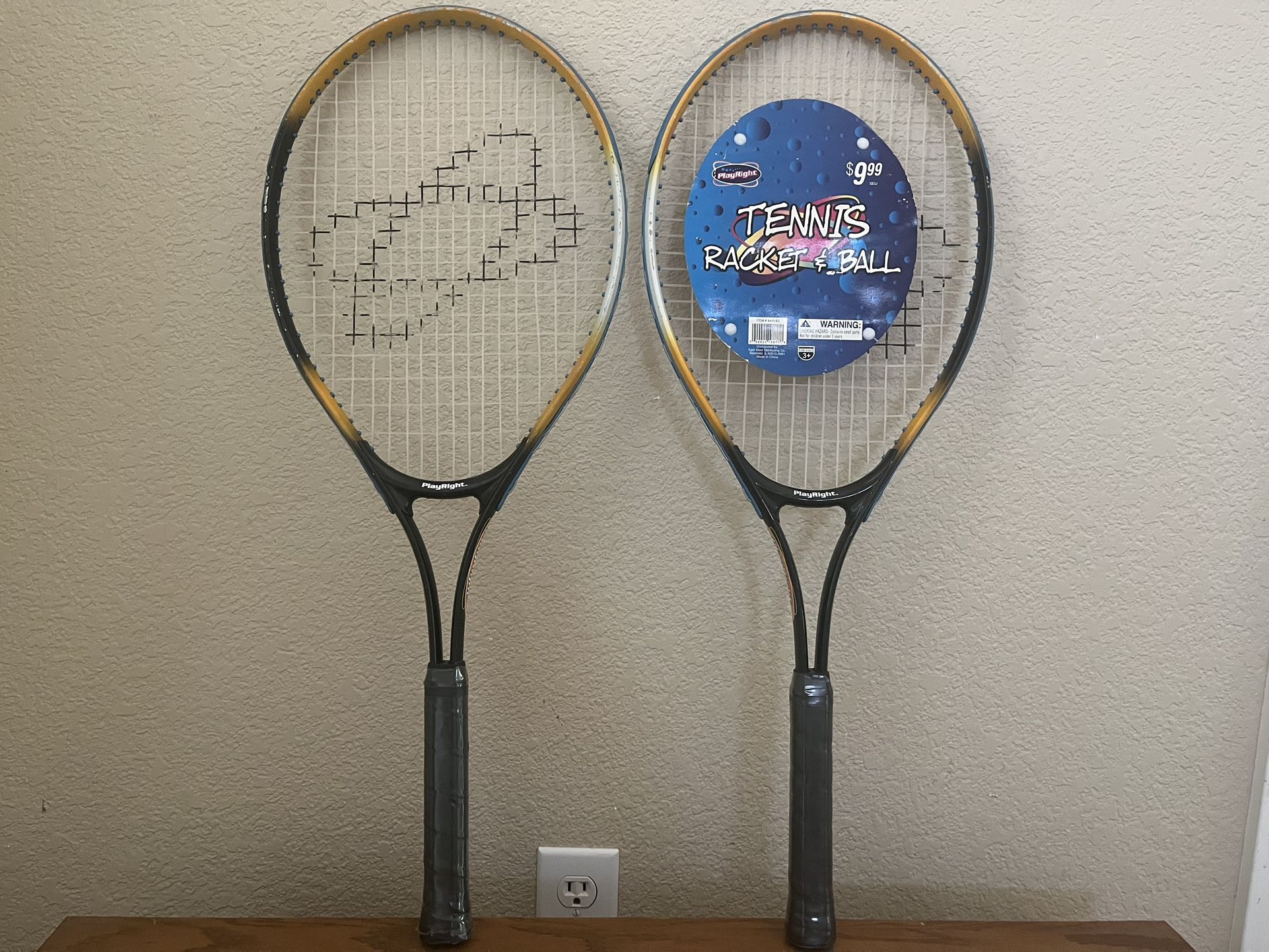 2 New Tennis Rackets. $10 For Both