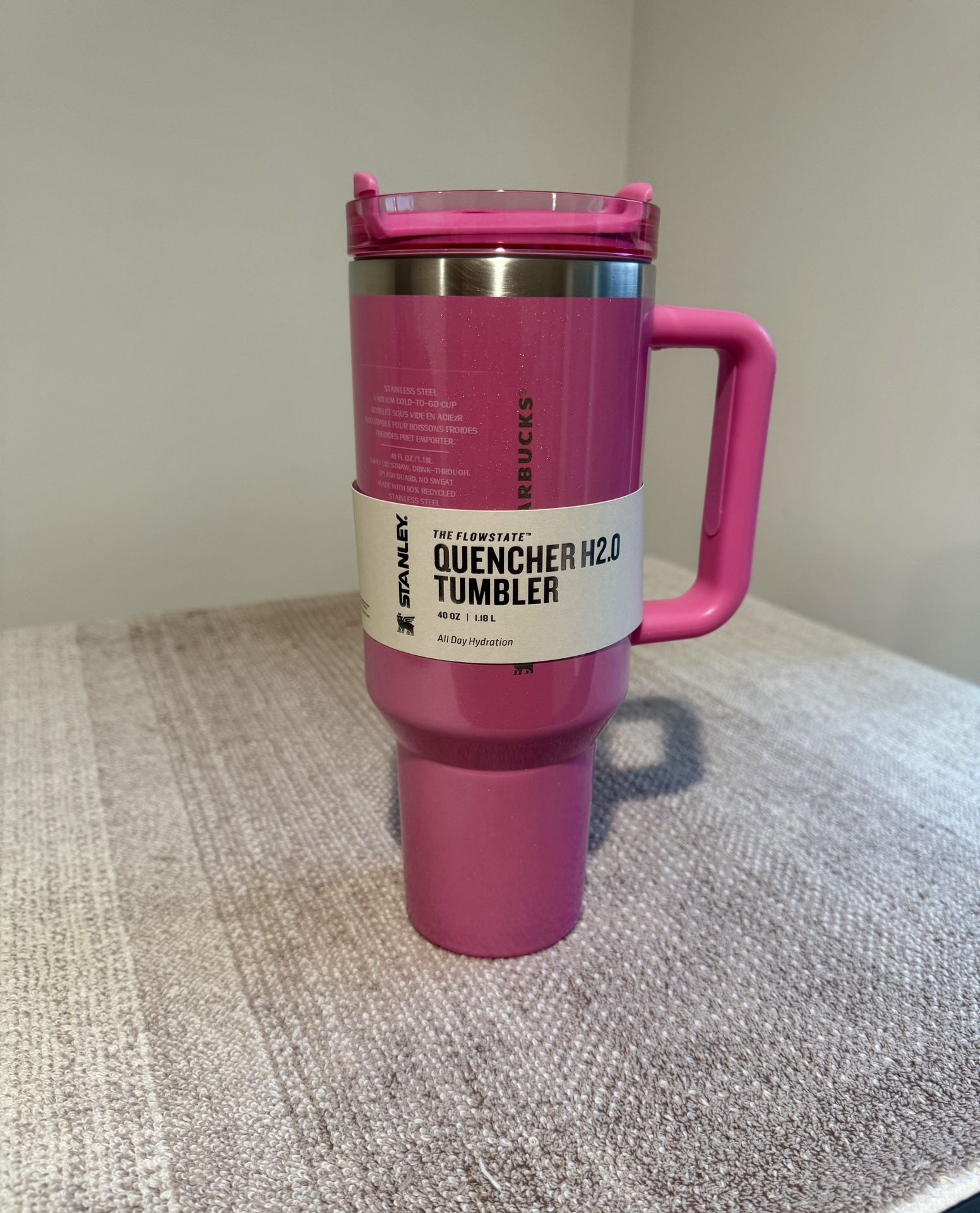 Stanley x Starbucks Winter Pink 40oz Tumbler 2024 Target Exclusive New