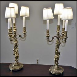 Bronze Lamp.