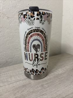 Nurse Gift 20oz Tumbler Stainless Steel Insulated 