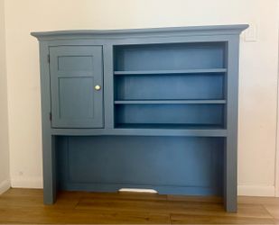 Blue / Slate Gray Desk Hutch