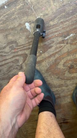 Extension handle for boat motor