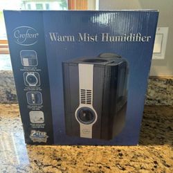 crofton warm mist humidifier, 1 gallon tank, 250 sq.ft. Brand new