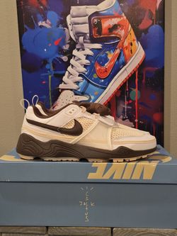 Size 12.5 - Travis Scott x Nike Zoom Field Jaxx Light Chocolate