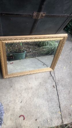 Gold Framed Mirror