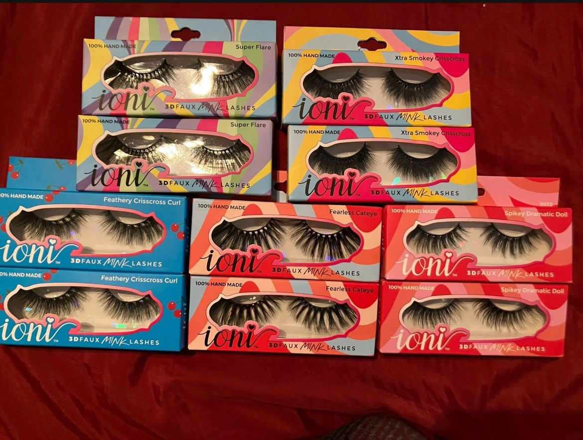 3D Faux Mink Eyelashes And Glue