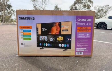 43 “ Samsung smart 4K UHD HDR TV