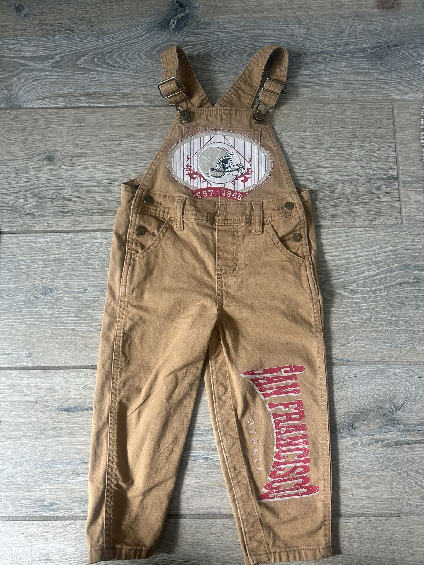 49ers Baby Overalls (Custom)