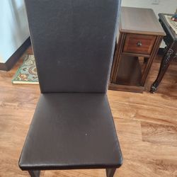 Faux Leather Dining Room Chairs