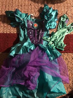 Ariel girls costume