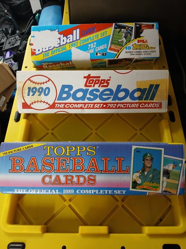 Topps Baseball Cards Complete Sets