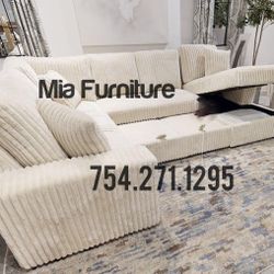 Sectional Sleeper Pull Out Sofa Bed With Storage