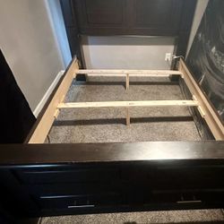 Queen Bed Frame and Dresser $100