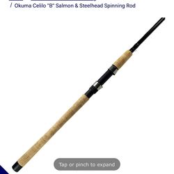 Okuma Celilo Graphite Spinning Rod 9' 6" 2 Pc Light CE-S-962MLa