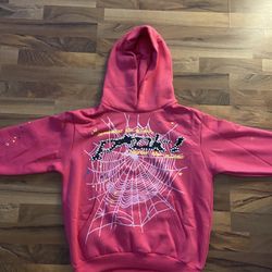 Pink Sp5der hoodie