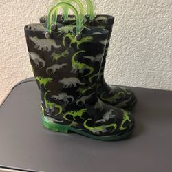 Boys Light Up Rain Boots Size 11