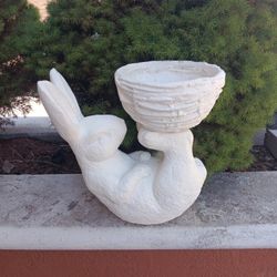 New Fiberstone Outdoor Garden Statue Planter Decor 