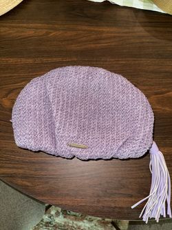 Rebecca Minkoff Lavender Woven Tassel Pouch