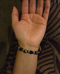 Adjustable Gemstone Bracelet for Men Women