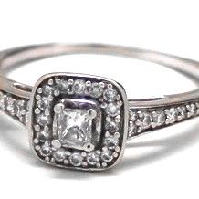 Ladies Diamond/14K White Gold Engagement Ring