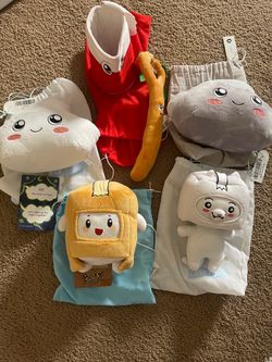 Lanky box plush bundle