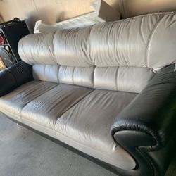 Leather Couch 