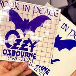 Ozzy Osbourne Decal🤘🏼🎸