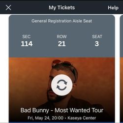 Bad Bunny Ticket 