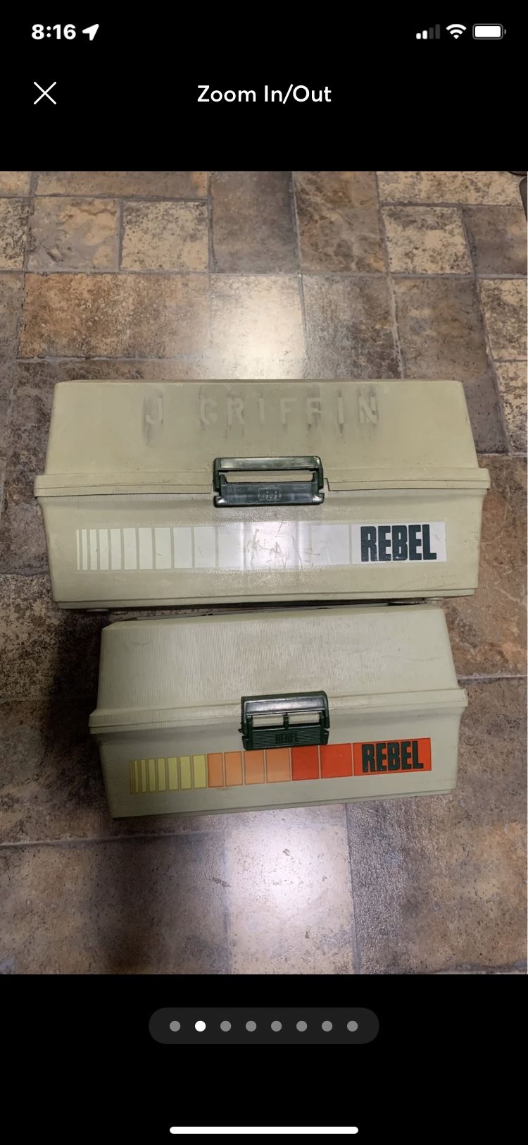 Rebel Tackle Boxes Model 530 And 600yy