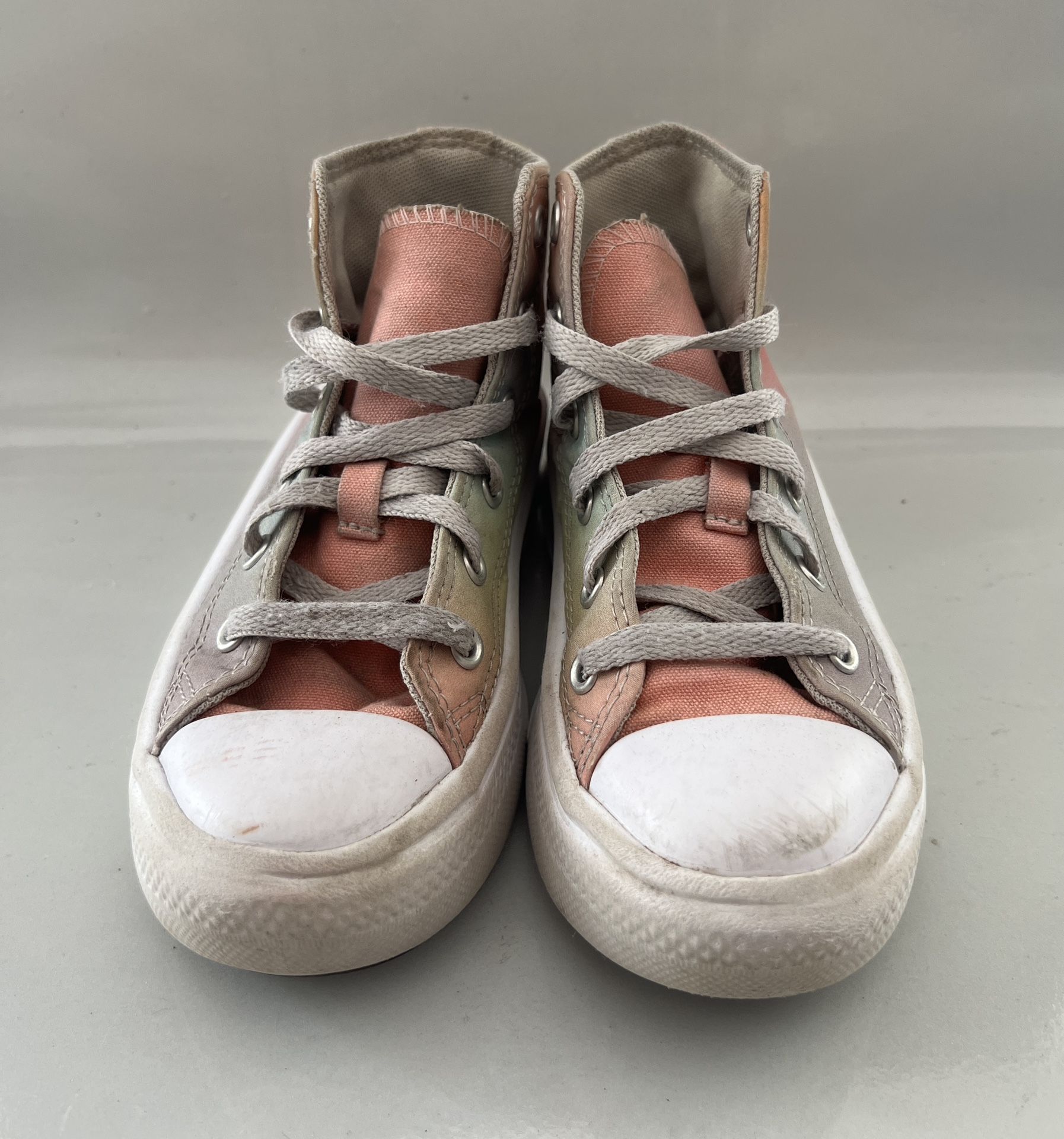 CONVERSE CTAS MOVE High-Top Sneakers Shoes Pink Ombre US Girls Size 13