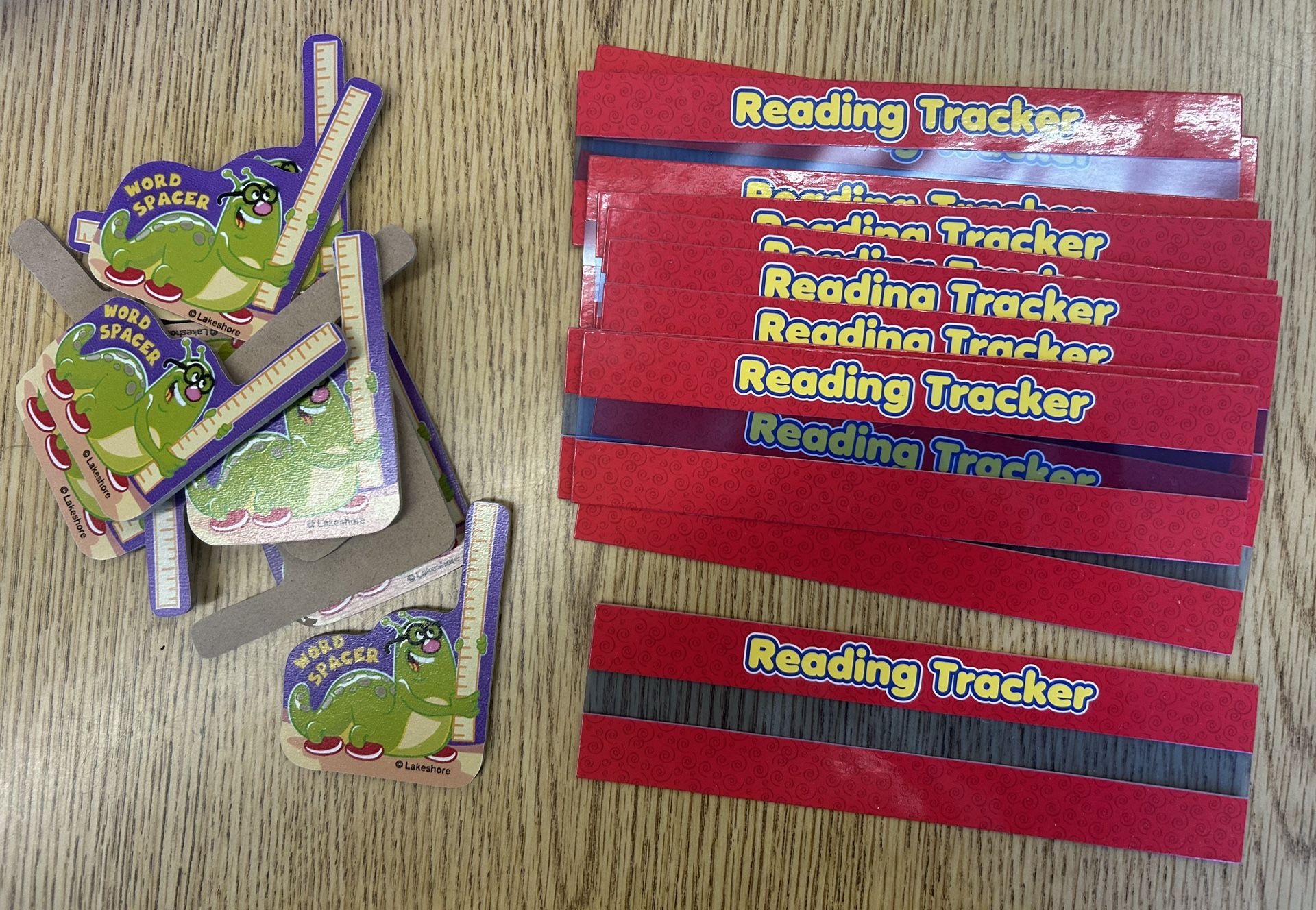 Learning resources: reading trackers and line spacers bundle of 10 each 