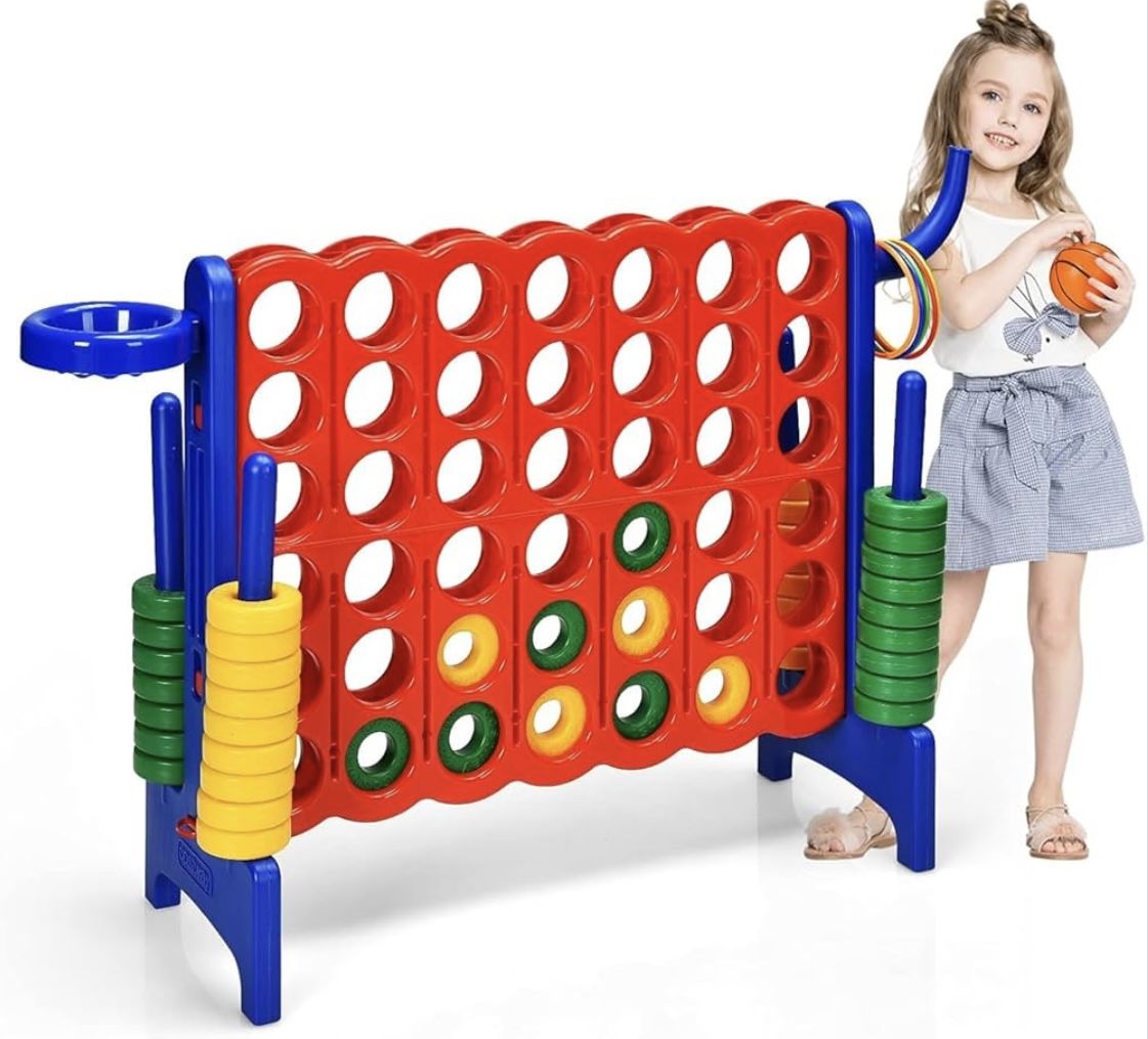 Jumbo 4-to-Score Giant Game Set for Kids & Adults For Sale $43.00 50%+ OFF Retail $87.99 NEW IN BOX