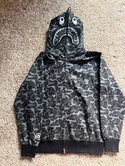 BAPE x Dover Street Market Shark Full-Zip Hoodie Size M