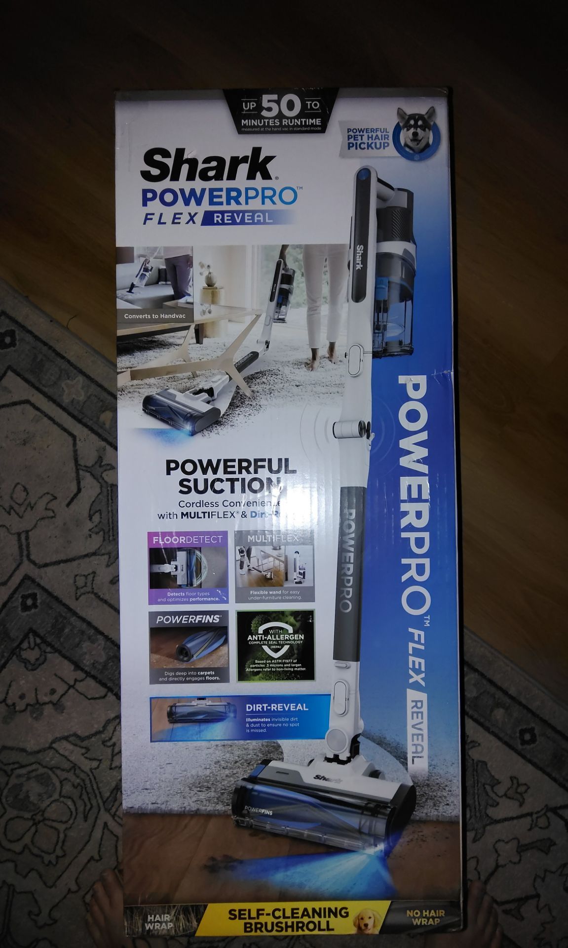 Shark powerpro flex reveal