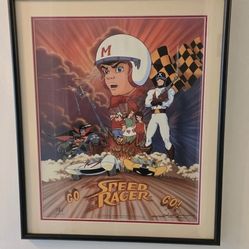 Go Speed Racer Go Lithograph 