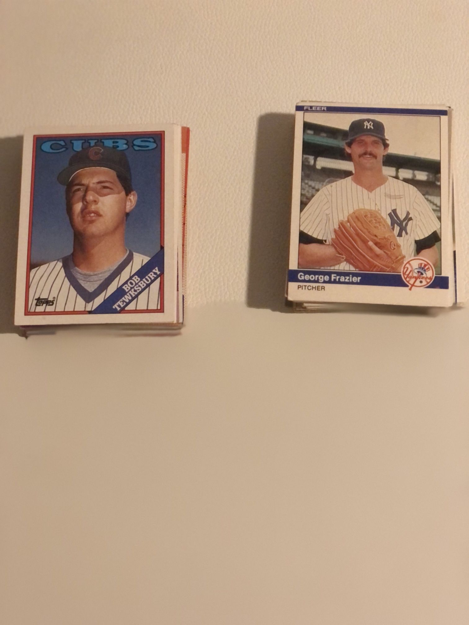 73 baseball cards from 1970s-90s