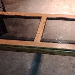 Glass Top Coffee Table 