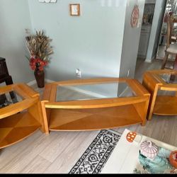 Coffee Table And Two End Tables 