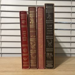 4 Vintage Amwell Press Hunting Books - Limited Numbered